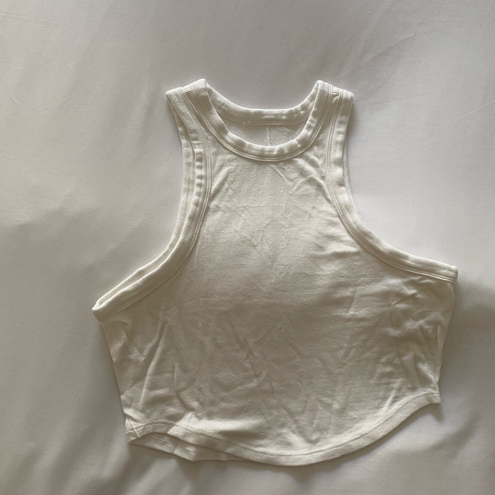 Lululemon Athletica White Tank Top